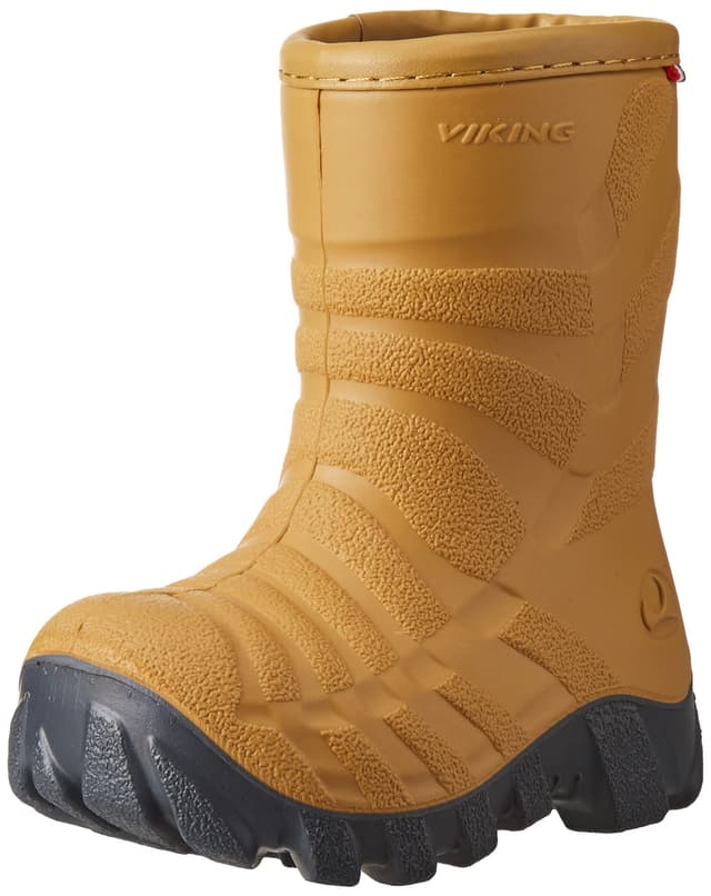 🔥 Super Angebot! Viking Unisex Kinder Ultra Warm Schneestiefel 24 EU Senfgrau