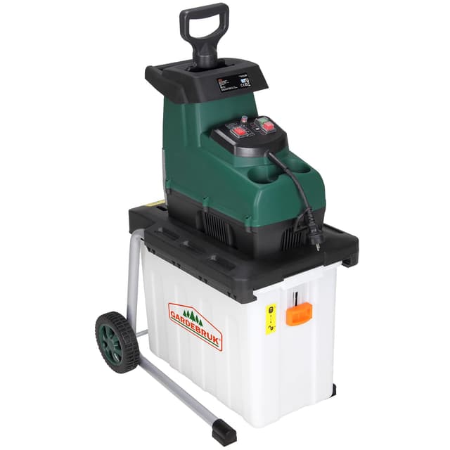 Gardebruk® Leisehäcksler 3100 W max. 45 mm Aststärke Elektrisch 🌿🌳