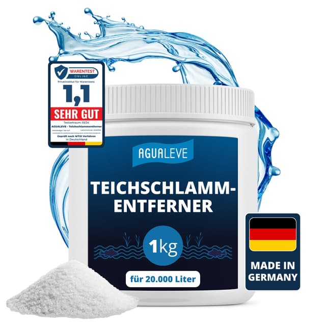 AGUALEVE® Teichschlammentferner 1kg *NEU* 🌿🐟