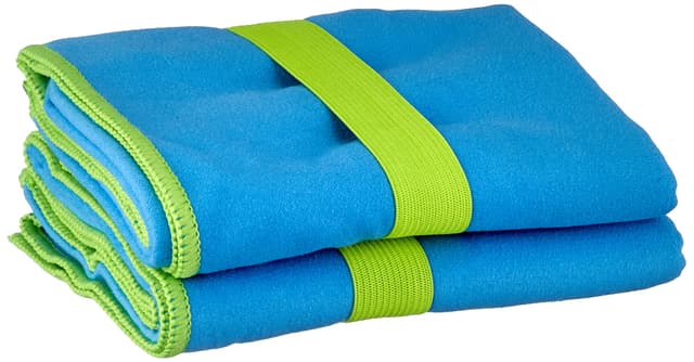 🌊🏖️ Playshoes Unisex Multifunktionstuch, Badehandtuch Mikrofaser, 7 - Blau 40 x 80 cm - 2er Pack 7 - Blau - Angebot