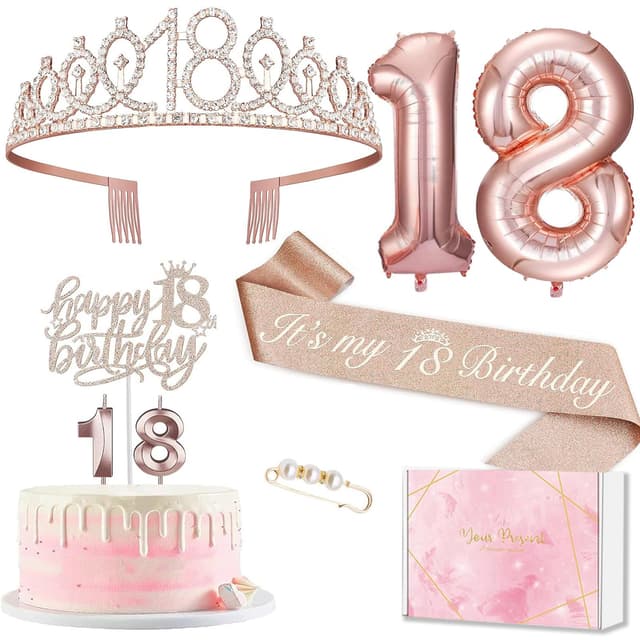 Deko 18. Geburtstag Mädchen 🎉🎈🎂