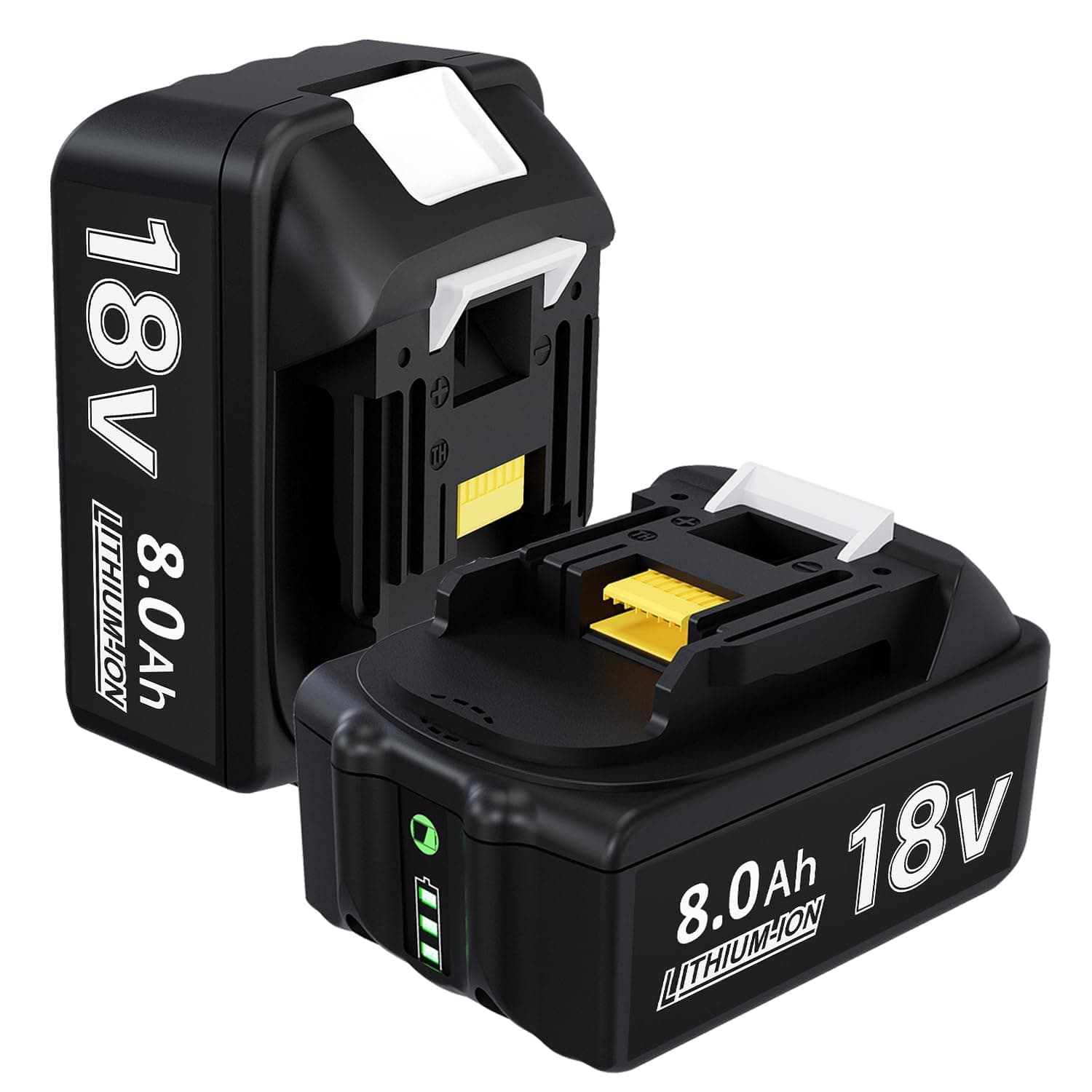 2 Stück 18V 8.0Ah Akku für Makita Li-ion Ersatzakku 🔋👌📢🔰🤝