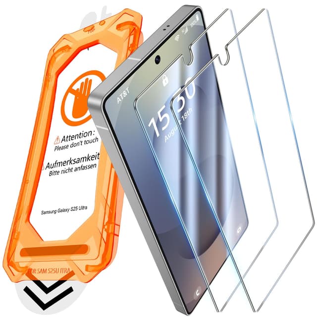 UniqueMe für Samsung Galaxy S25 Ultra - Panzerglas Schutzfolie 📱💥