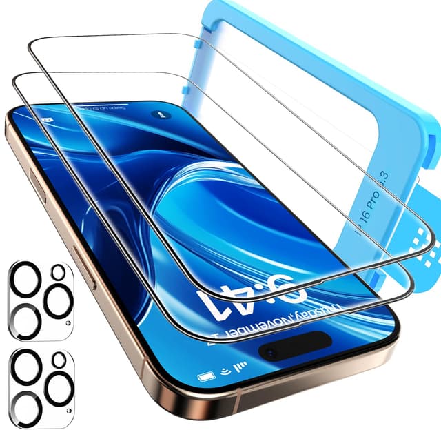 DEINODON Premium Panzerglas für iPhone 16 Pro 📱🔒
