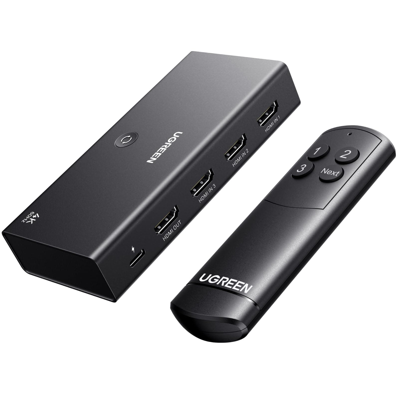 🌟 UGREEN HDMI Switch 3-in-1 Out 4K@60Hz HDMI Splitter 🎮🎬