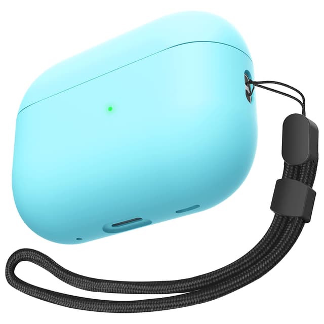 🎧 AirPods Pro (2. Generation) Hülle | LED-Anzeige | Unterstützt kabelloses Laden | Minzgrün