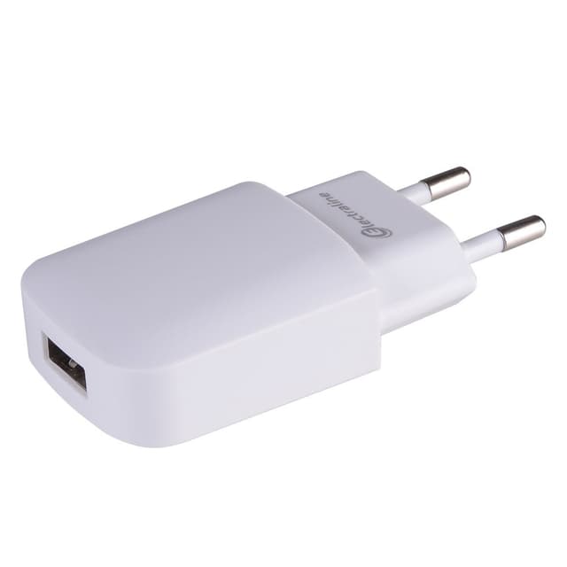 🔌📱 USB Stromadapter Ladegerät 5V - 1A iPhone Samsung - WEISS 1A 1 USB-Port