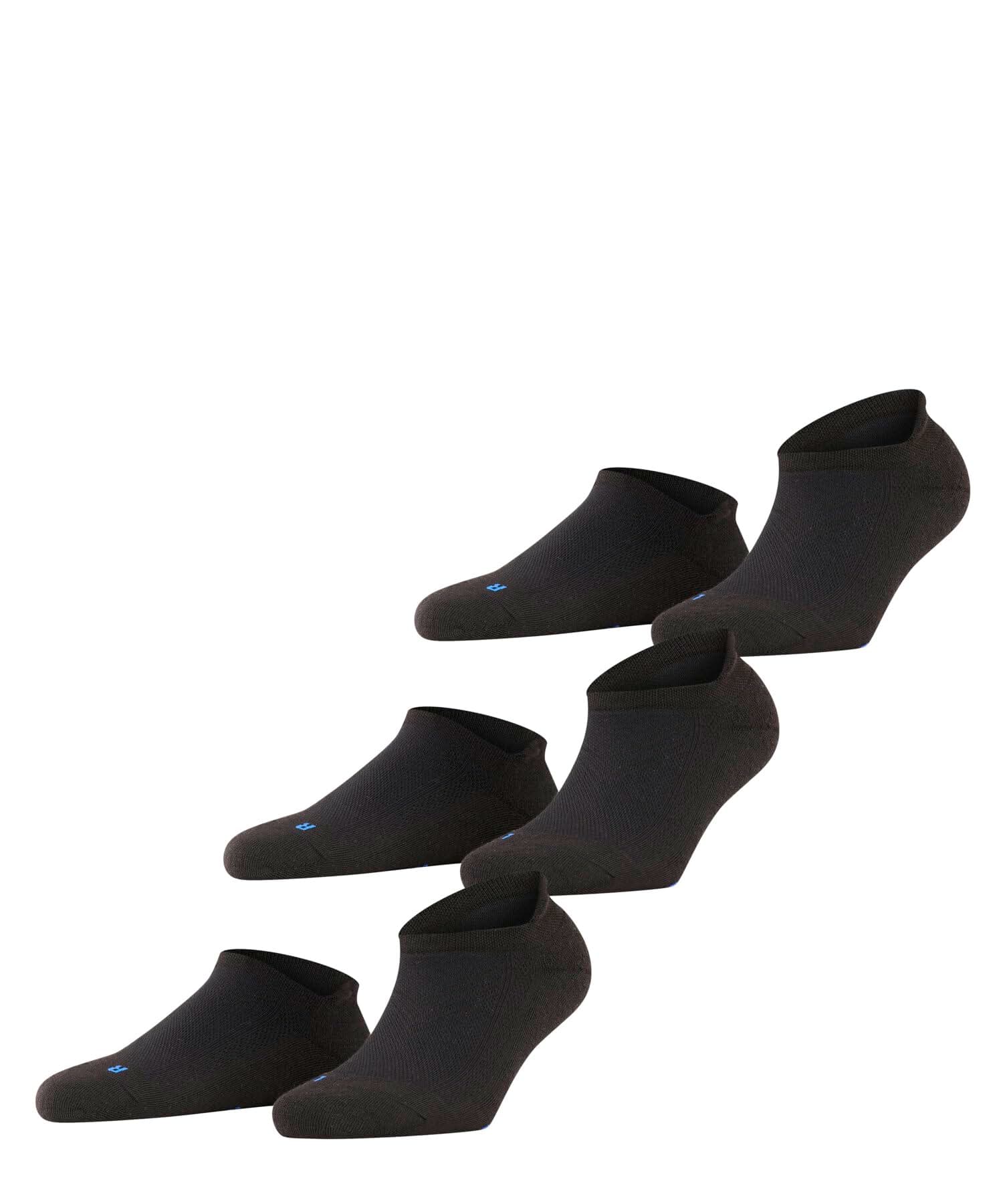 FALKE Unisex Cool Kick Sneaker 3-Pack Trainer Socks Schwarz Black 3000 🧦👟