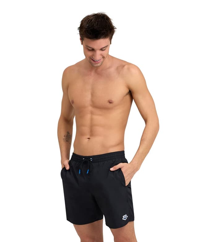 🏖️🩳 ARENA Herren Men's Beach Short Allover Beach Shorts (1er Pack) S Nero - Angebot