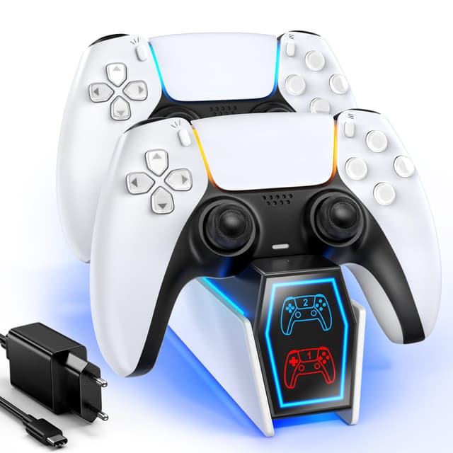 🎮 PS5 Controller Ladestation mit 5V/3A EU Netzteil 🚀