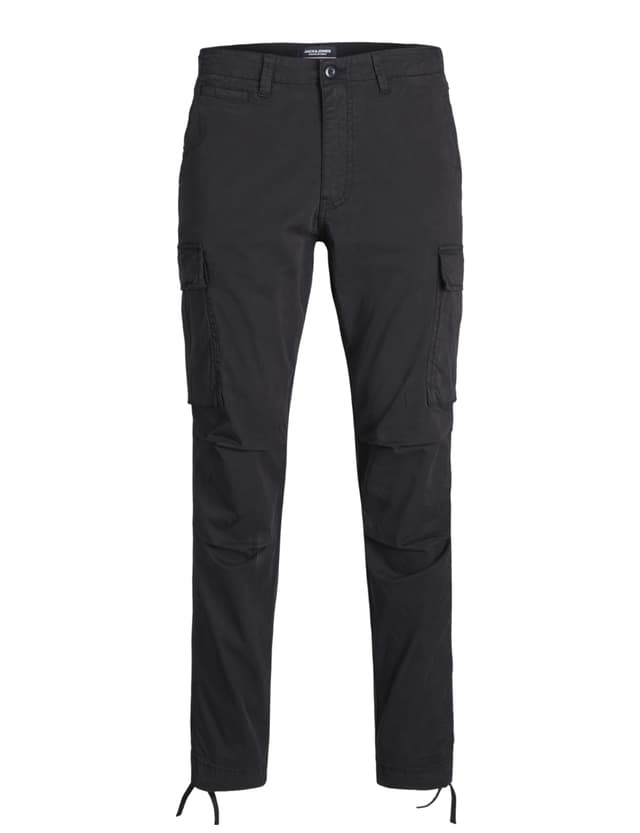 🔥 Mega Deal! JACK & JONES Male Cargo-Hose Tapered Fit 30W / 32L Schwarz