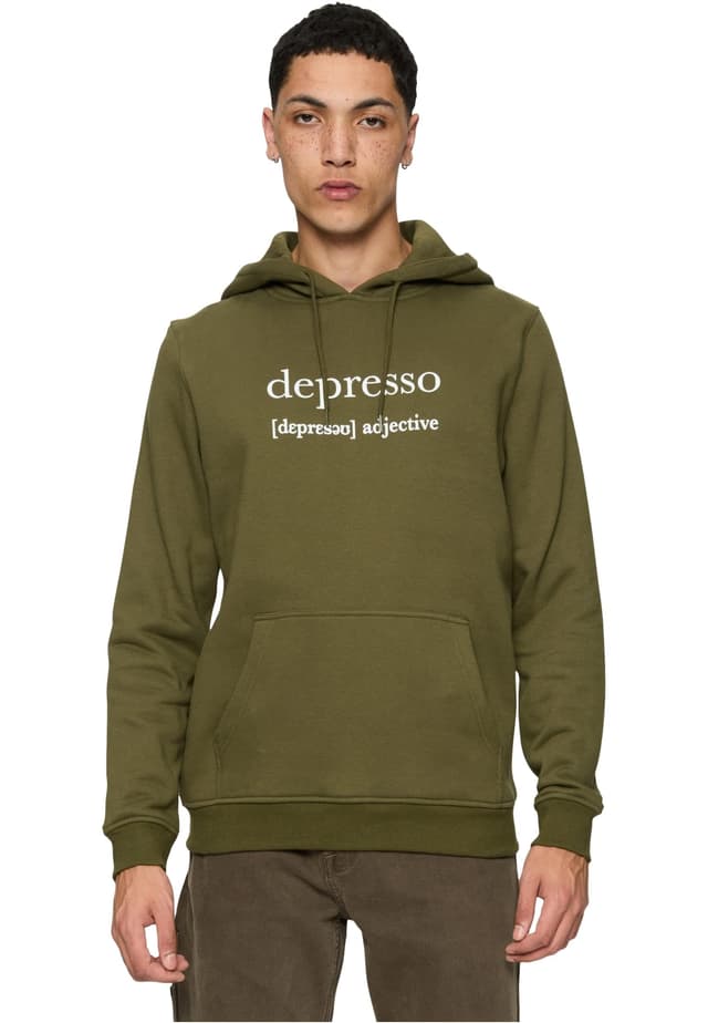 🔥 Super Deal! Mister Tee Herren Depresso Hoody XS Olive nur 10.60€