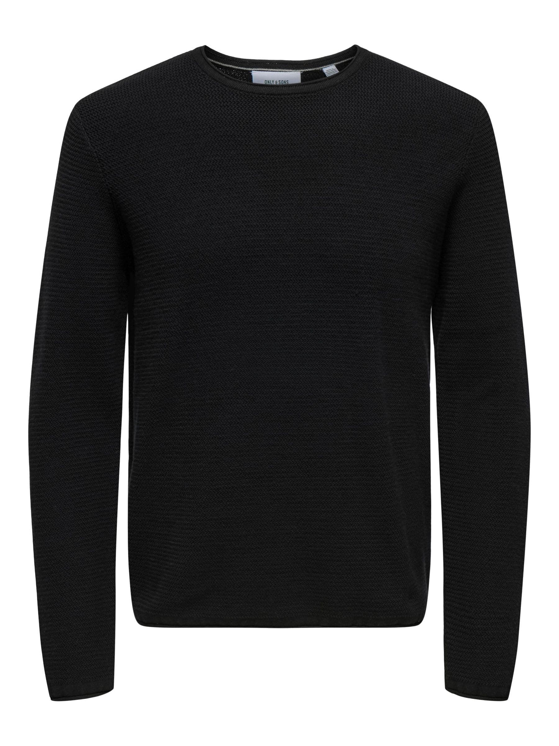 🔥 NUR & SONS Herren Strickpullover M Schwarz - 50% Rabatt! 🔥