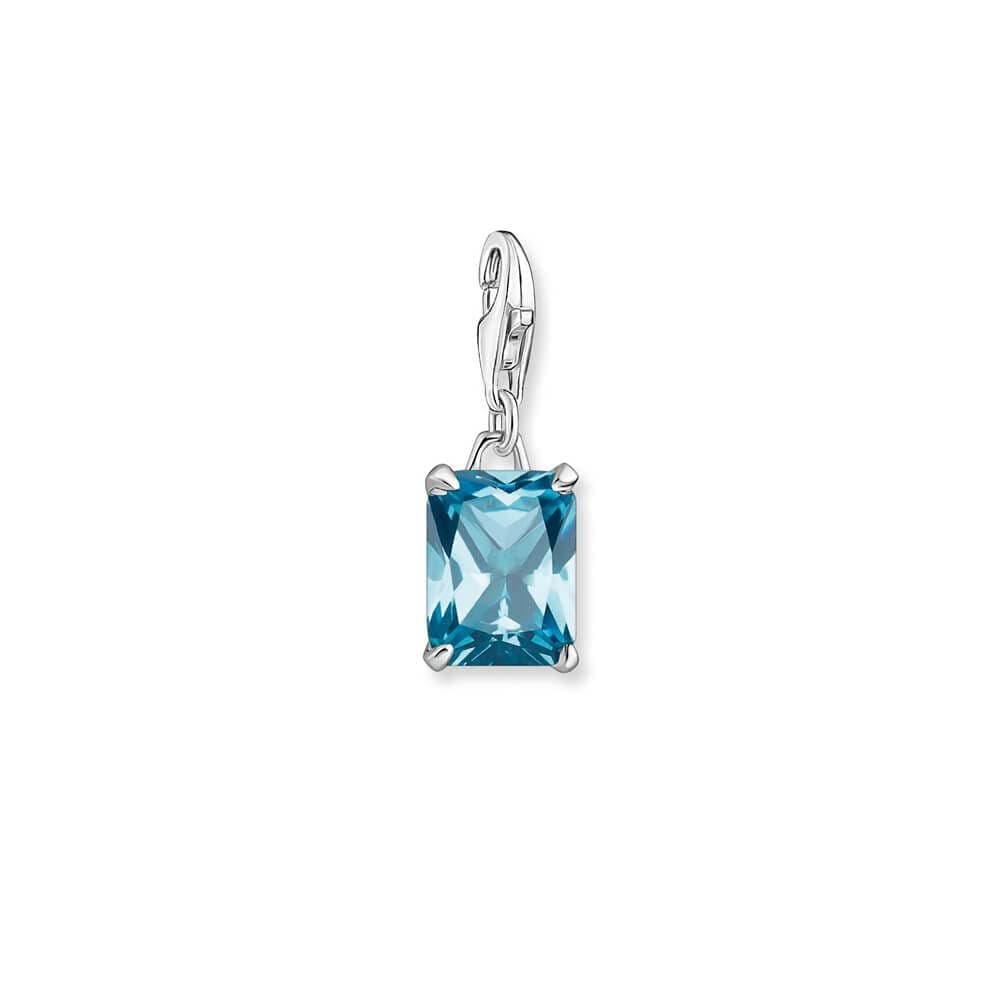 Thomas Sabo Große Steinanhänger Charm-Anhänger blau