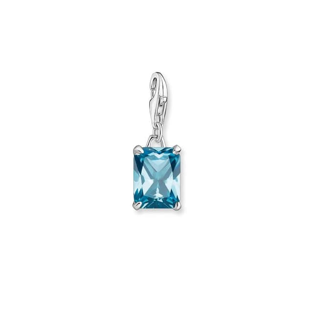 Thomas Sabo Große Steinanhänger Charm-Anhänger blau