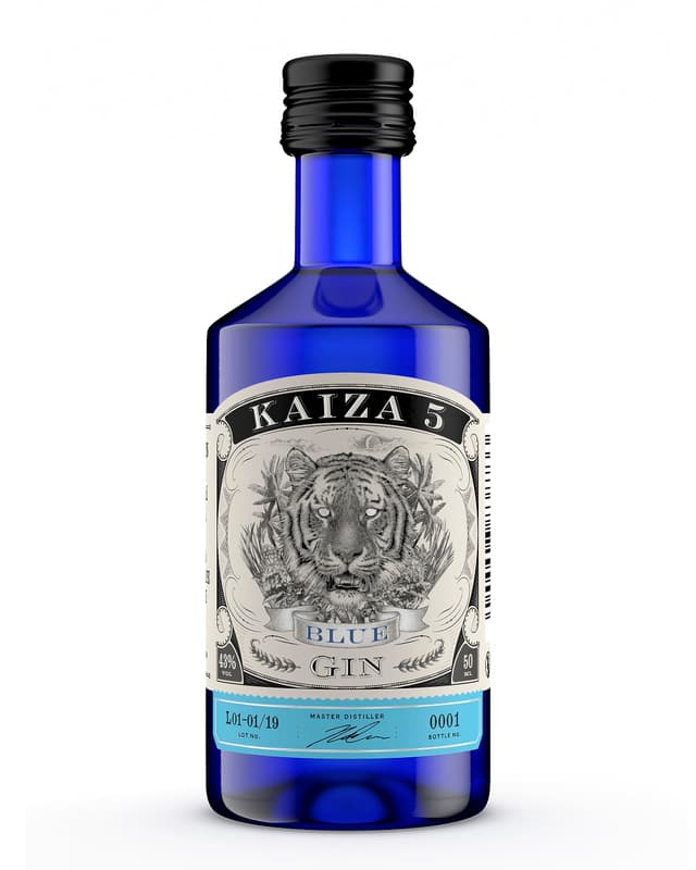 Angebot: KAIZA 5 BLUE GIN - 0,05 l - 43% | Gin aus Südafrika/Kapstadt 🍹