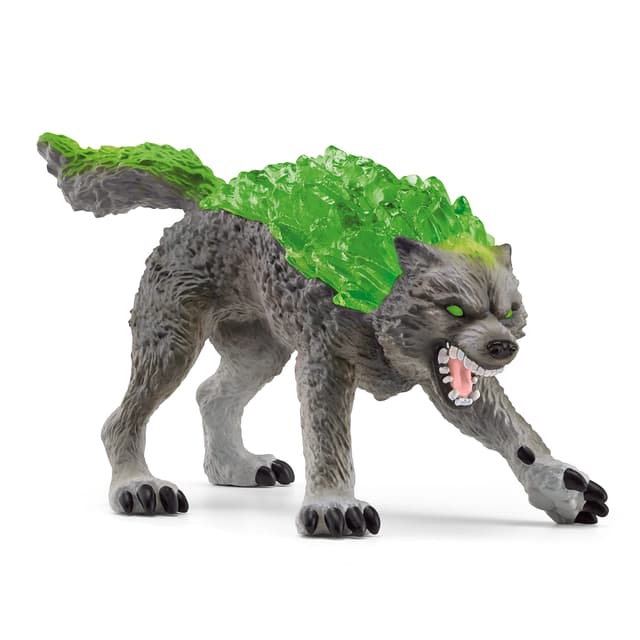 🐺 Schleich ELDRADOR CREATURES 70153 Granitwolf - Realistische Gefährliche Fantasy Monster Actionfigur!