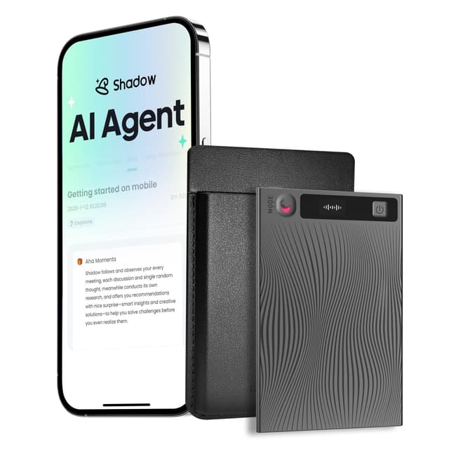 🎙️ Mobvoi TicNote KI Digitales Diktiergerät | 64 GB Speicher | Gratis Pro-Monate