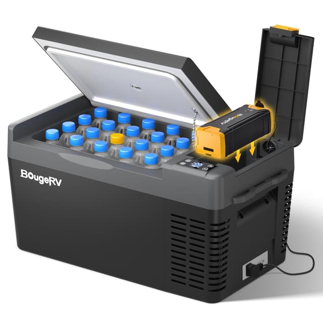 BougeRV CRPRO 20 Liter 12V/24V Kompressor Kühlbox und 220Wh Powerstation Deal 🚗🔋