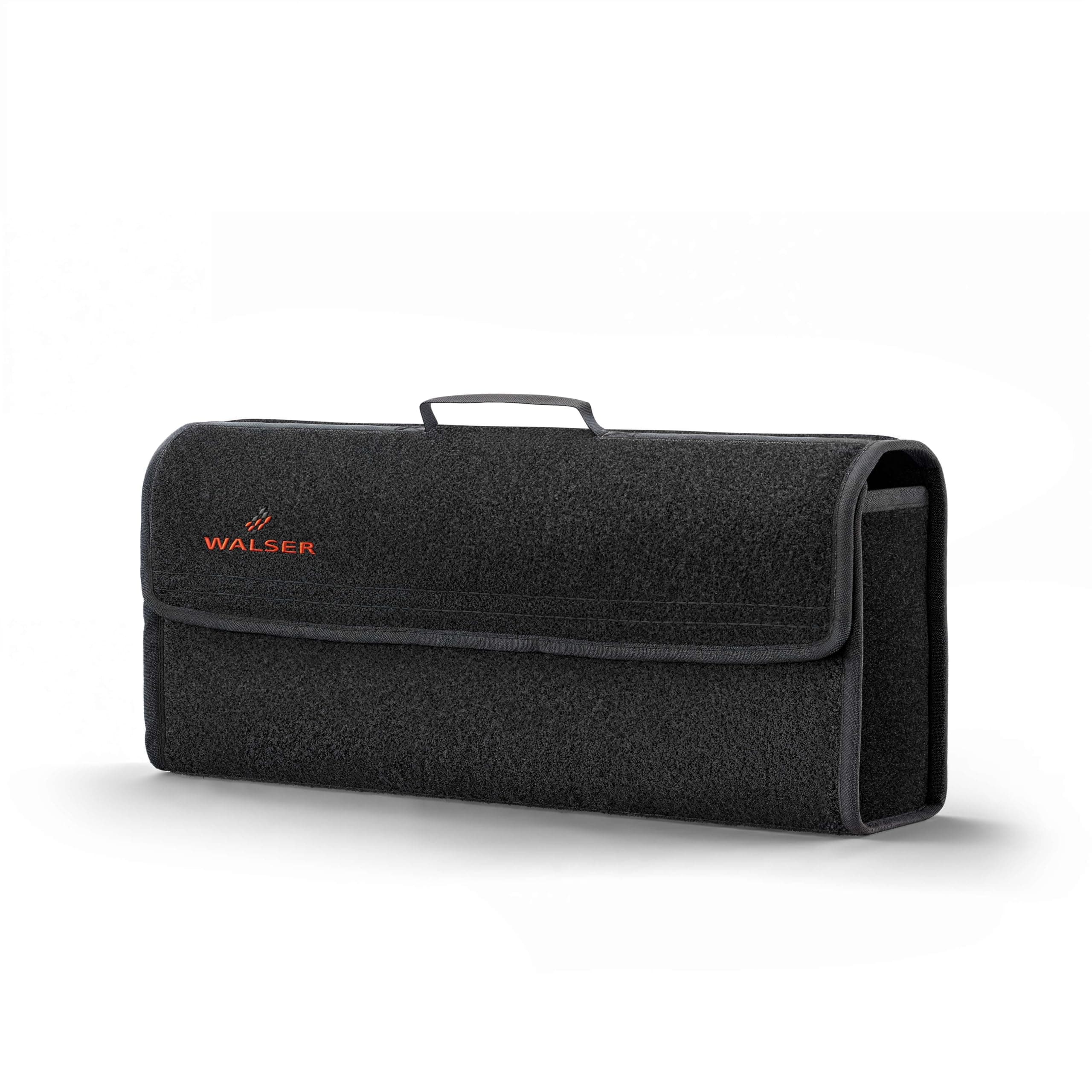 🚗 Walser Auto Organizer Toolbag Größe XXL | Kofferraum Organizer 57x16x21 cm Schwarz | Praktisches Auto Gadget