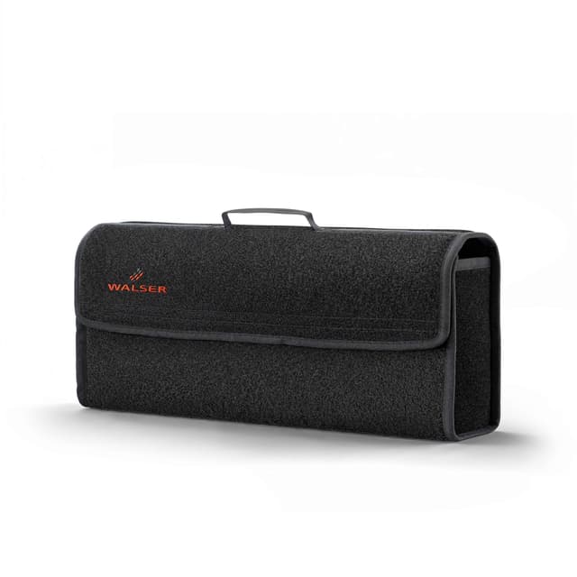 🚗 Walser Auto Organizer Toolbag Größe XXL | Kofferraum Organizer 57x16x21 cm Schwarz | Praktisches Auto Gadget