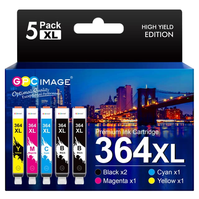 🌟 GPC IMAGE 364XL Multipack Kompatible für HP 364 Druckerpatronen 🖨️