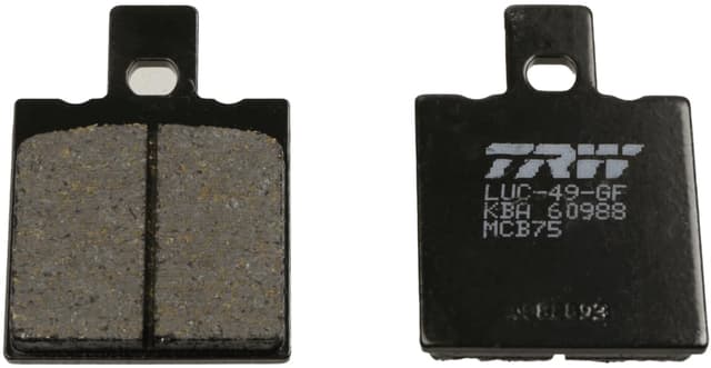 🏍️ TRW MCB75 Organischer Allround Bremsbelagsatz für GILERA DAKOTA, ER 1989 - Hinterachse und andere Motorräder 🏍️
