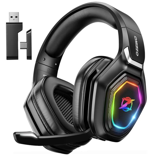 🎮 Ozeino Kabelloses Gaming-Headset mit Mikrofon, 2,4 G & Typ-C-Sender - 33.99€