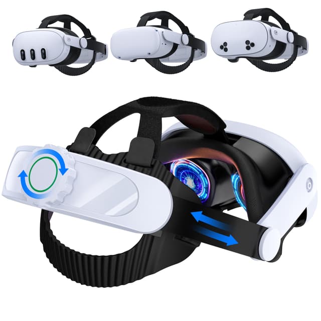 🔥🎮 HELLCOOL Headstrap für Meta Quest 3S/Quest 3/Quest 2 - Elite Zubehör mit Komfort und Stabilität 🎮🔥