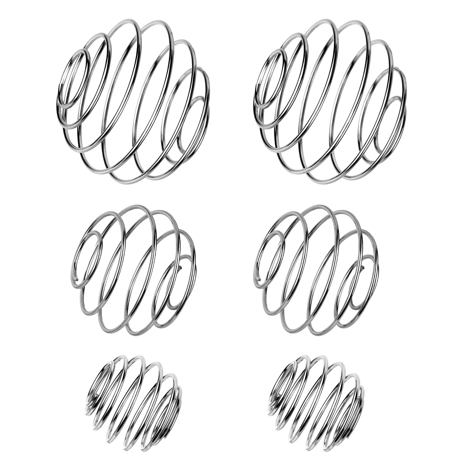 🌟 RAFIYU 6 Stück Edelstahl Protein Shaker Ball Mixer Set für Sport und Fitness 🏋️‍♂️