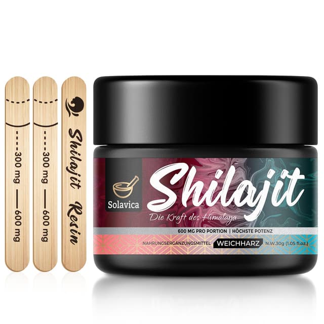 Solavica Shilajit Harz aus dem Himalaya - Hochwertiges Naturprodukt 🌄