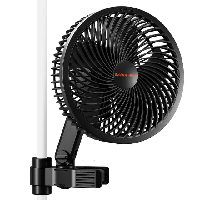 🌿🌪️ Spider Farmer Grow Ventilator mit Clip | 10 Geschwindigkeiten | Smart APP Control | EC Motor