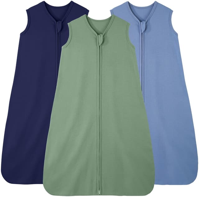 👶🏼🌙 FIEMOL Babyschlafsack 0–6 Monate, 3er-Pack tragbare Babydecke 🌟