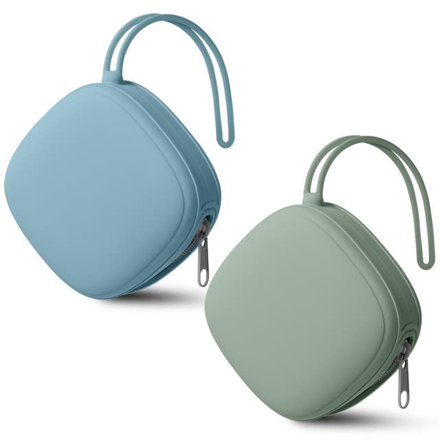 Aolso Silikon Baby Schnullerbox - Quadrat Aufbewahrung Schnullerhalter Case 😍