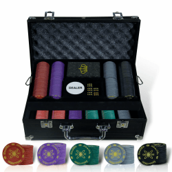 🃏 CCLIFE Pokerkoffer Pokerset Profi 300 500 PCS Pokerchips 🎲 Angebot bei HelloDeals