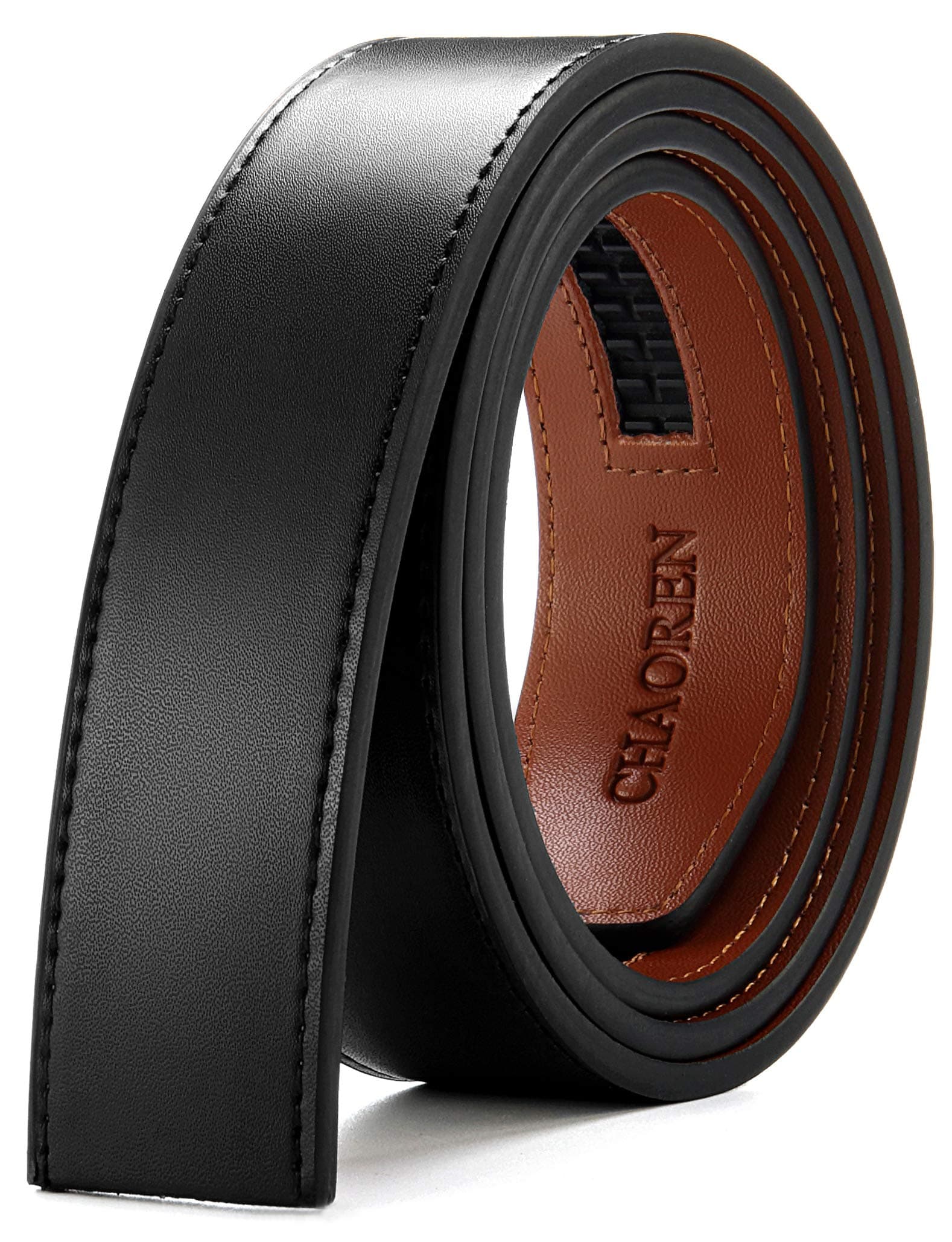 🔥 CHAOREN Herren Gürtel Ohne Schnalle | Automatik Gürtel für Männer 35mm