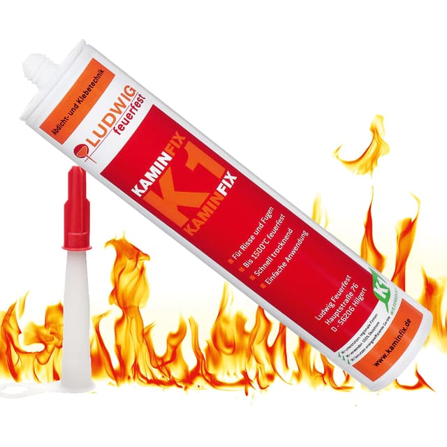 Feuerfester Schamottkleber für Öfen und Kamine 🔥 - Kaminkleber hitzebeständig bis 1500°C