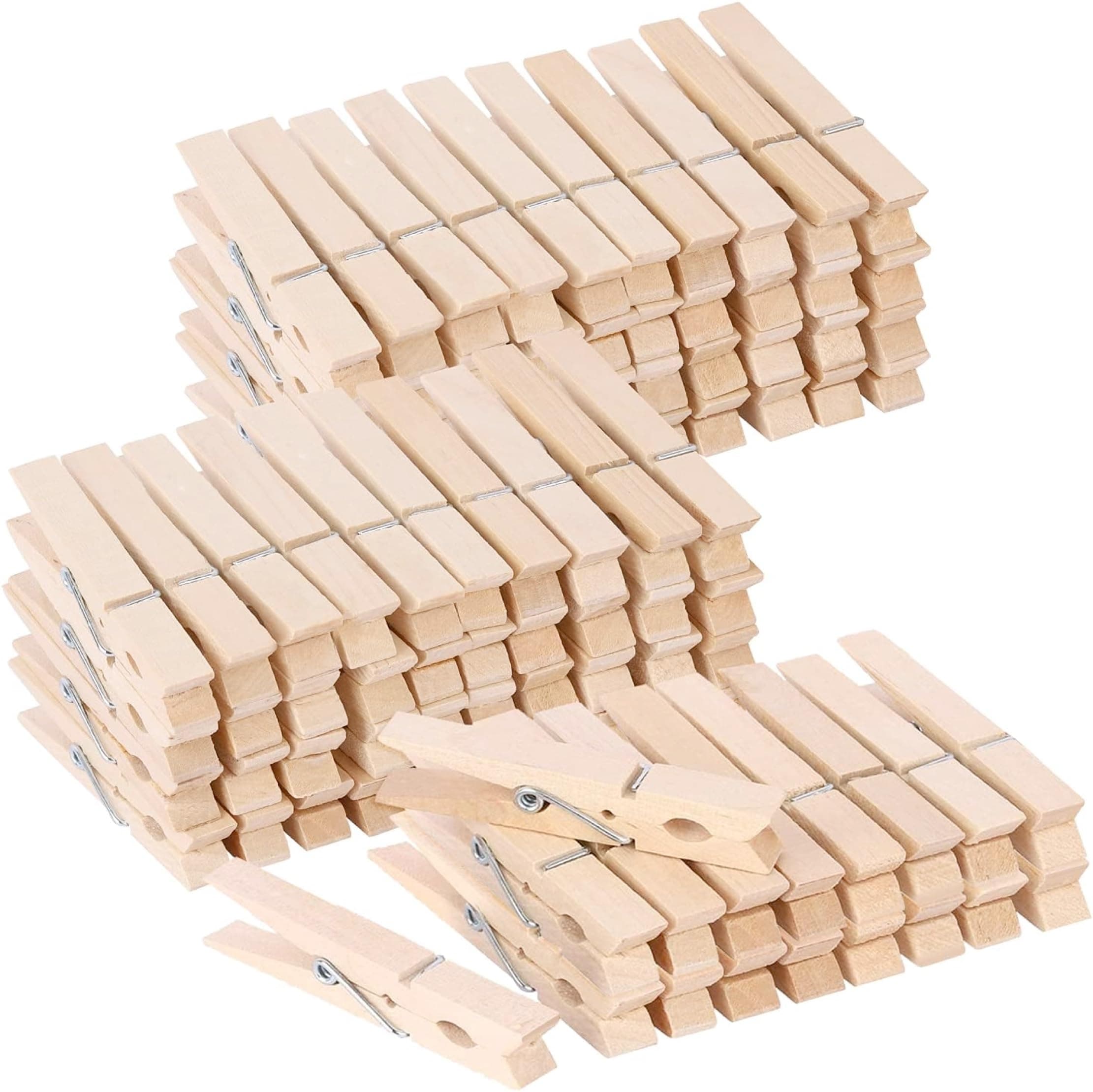 🌿🌞 80x Wäscheklammern aus echtem Holz - Umweltfreundlich und langlebig! 🌞🌿