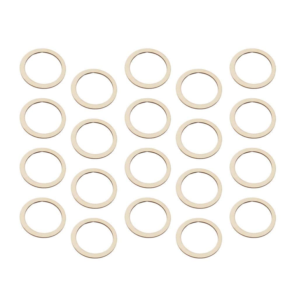 🌟 Traumfänger-Ringe aus Holz, 50 Stück, Makramee, Basteln - Angebot