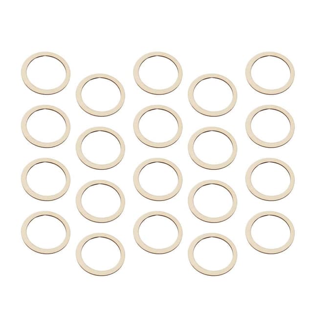 🌟 Traumfänger-Ringe aus Holz, 50 Stück, Makramee, Basteln - Angebot