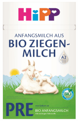 HiPP PRE Anfangsmilch aus Bio Ziegenmilch 🍼🐐 Angebot bei HelloDeals