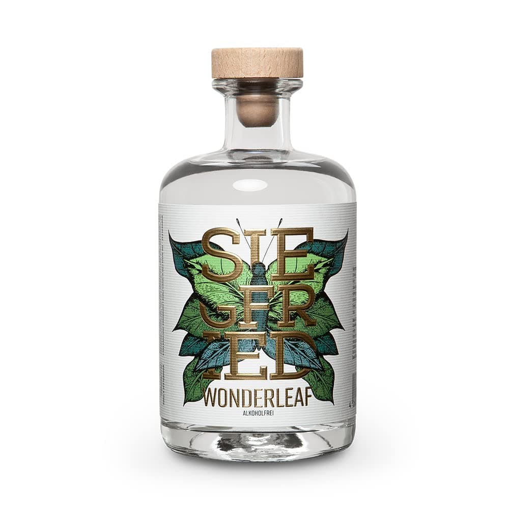 Siegfried Wonderleaf | Alkoholfrei | 18 Botanicals | Vegan | Zuckerfrei | 500ML 🌿🍸