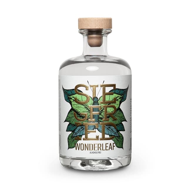 Siegfried Wonderleaf | Alkoholfrei | 18 Botanicals | Vegan | Zuckerfrei | 500ML 🌿🍸