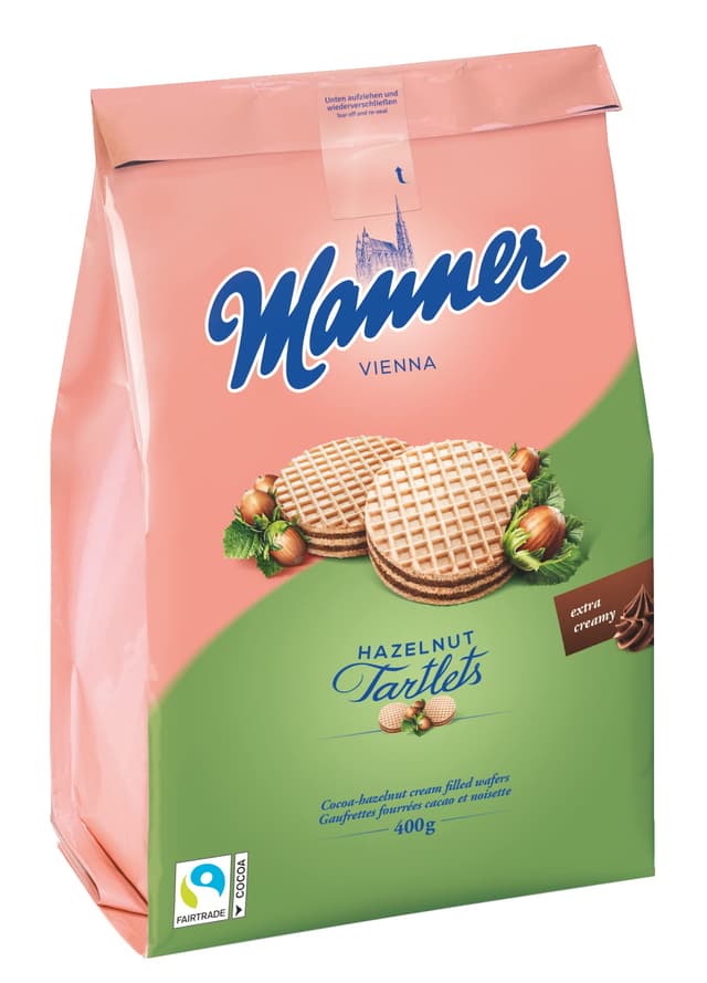 🍪 Manner Törtchen mit Haselnusscreme | 400g | Sonderangebot!
