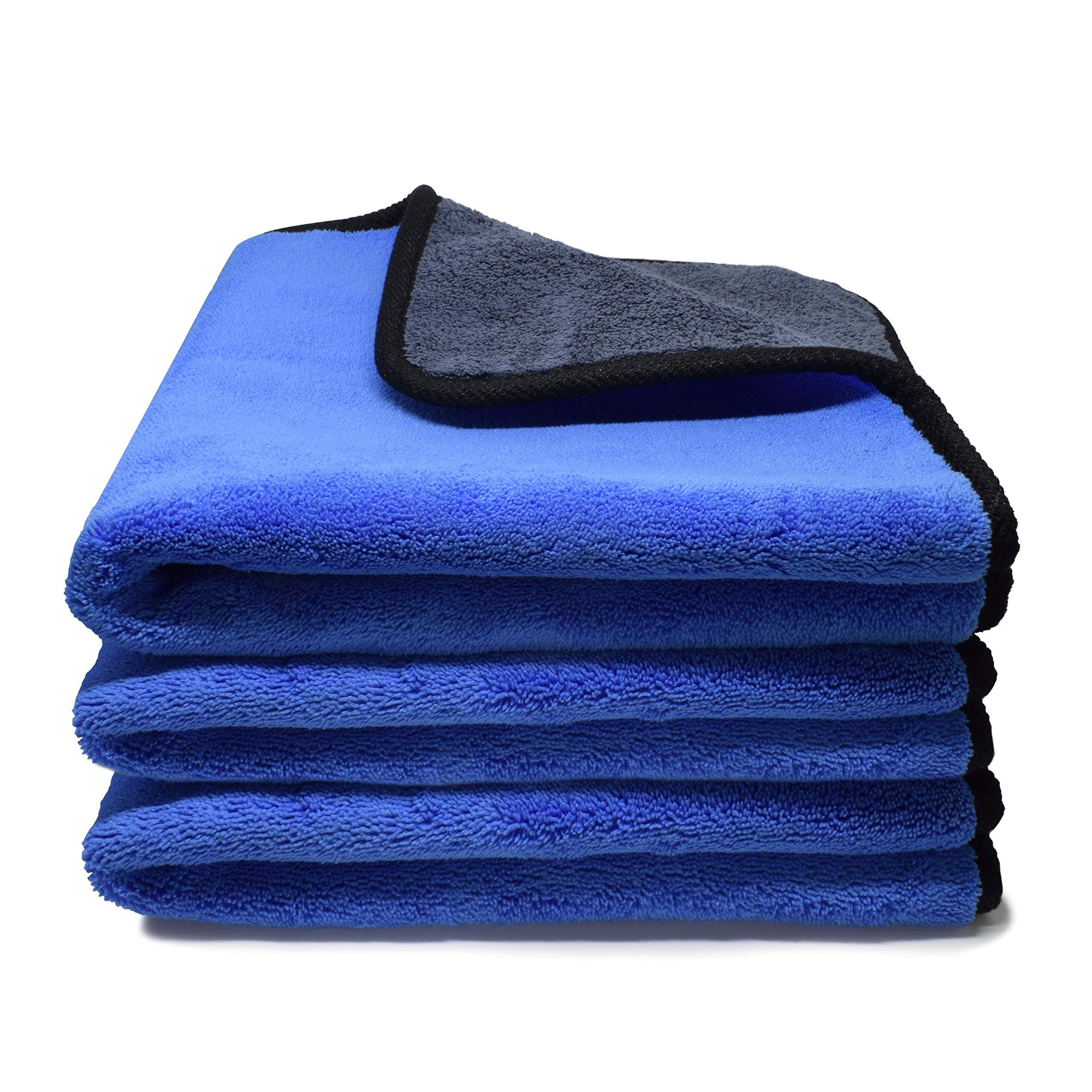🚗 Kemes Mikrofasertücher Auto 3 x Handtuch 30x30 cm 840 GSM Mikrofaser Poliertuch Premium Trockentuch Mikrofaserhandtuch Autopflege 🧼