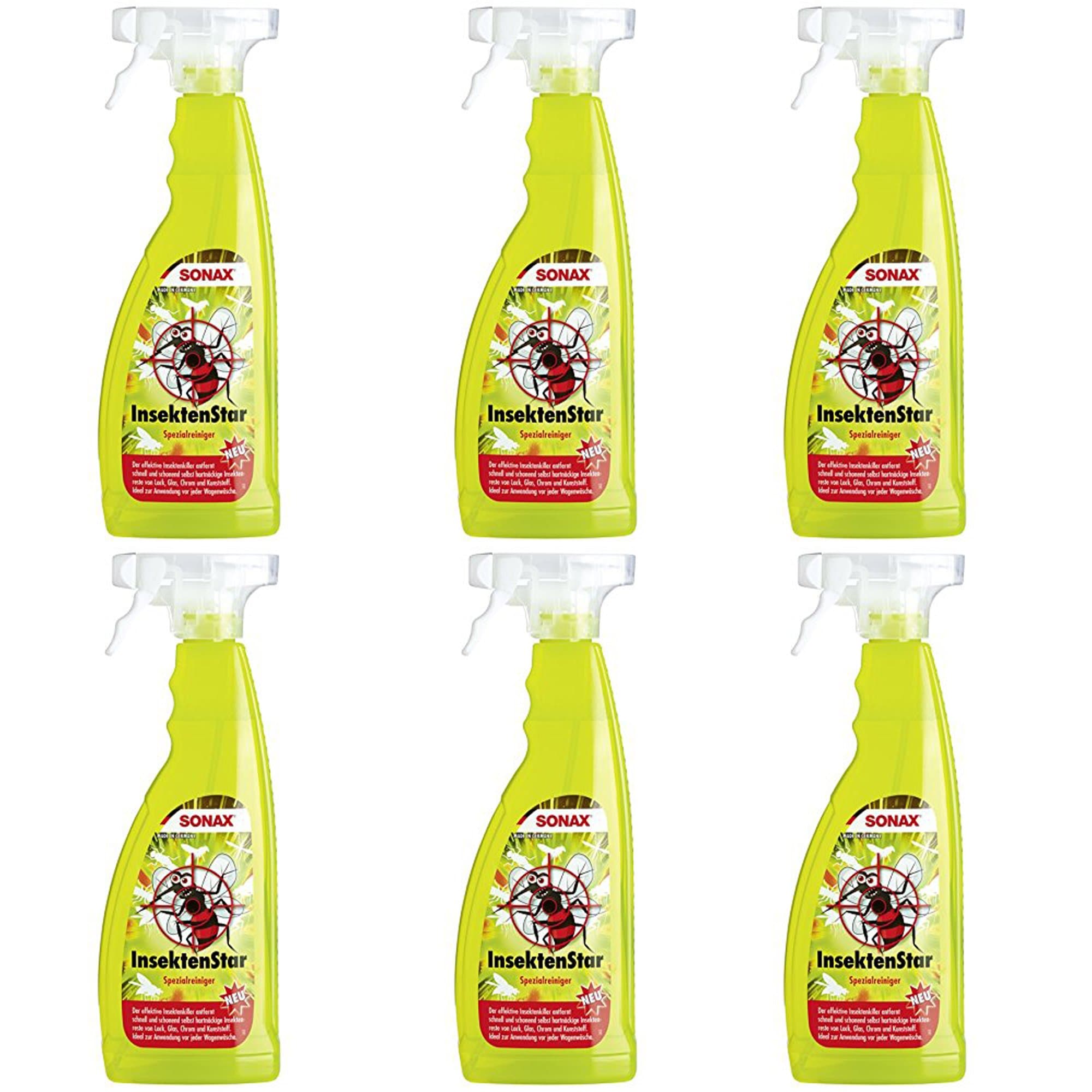 Angebot: 6x 750ml SONAX INSEKTENSTAR INSEKTENENTFERNER 🚗✨
