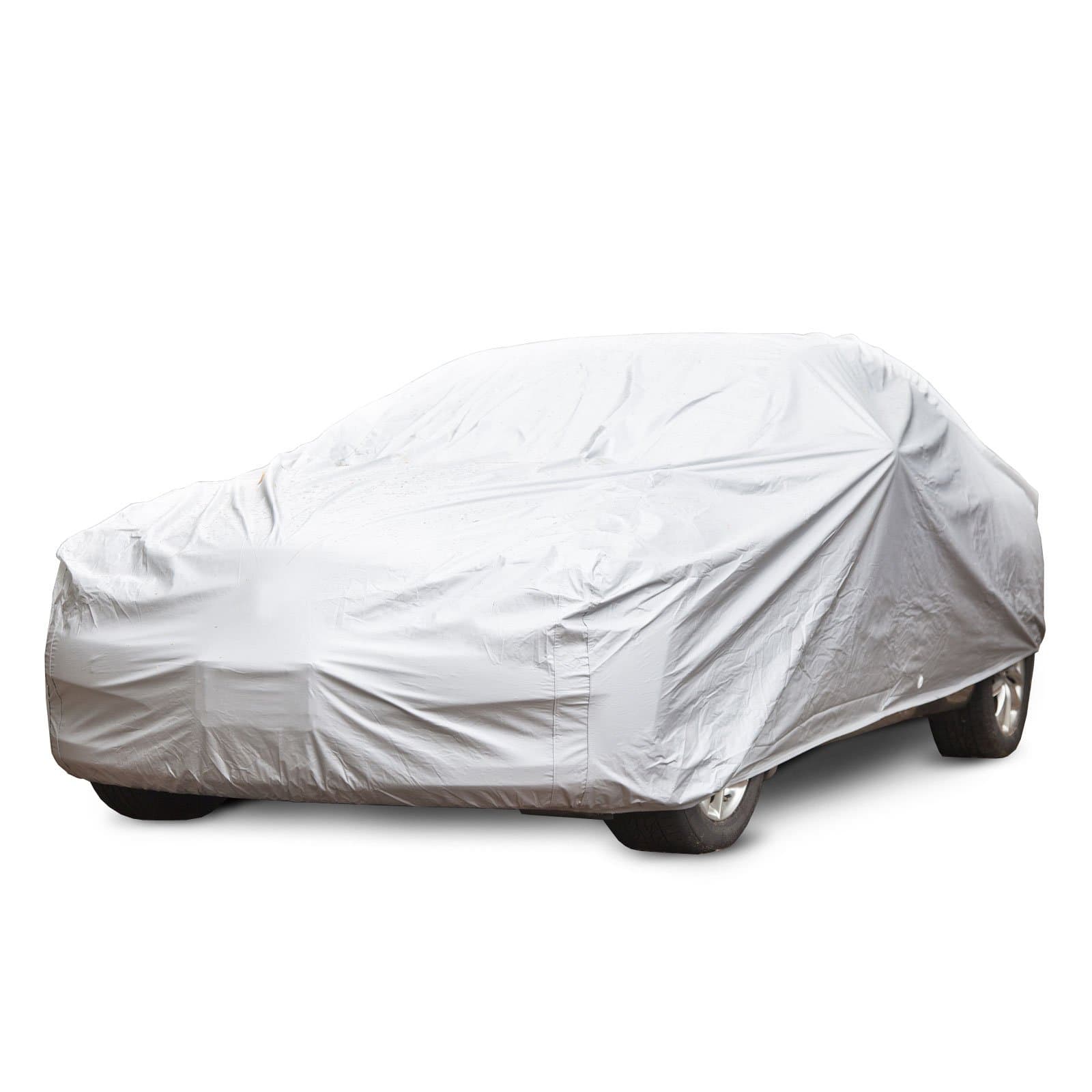 🚗🌞 Casa Pura Autoabdeckung Vollgarage für Winter & Sommer | Silber | Größe XL: 508x177x119