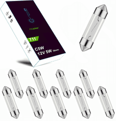 LIGHTWORLD24 10 x Soffitte 12V 5W C5W SV8,5 36mm Glühlampe PKW Innenraum 🚗💡 Angebot bei HelloDeals