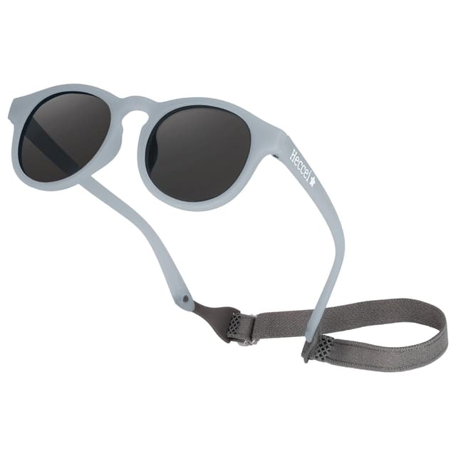 HECCEI Baby Sonnenbrille 0-24 Monate, Polarisiert UV Schutz - Pebble ColorShift Sonnenbrille