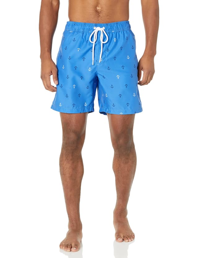 Angebot: Amazon Essentials Herren Badehose mit Ankermuster ⚓️🩳